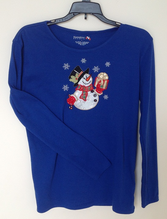 Áo thun noel màu xanh