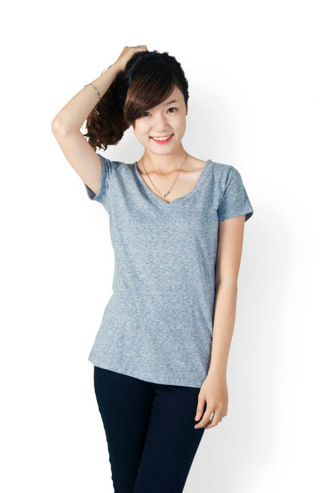 Áo thun cổ tim