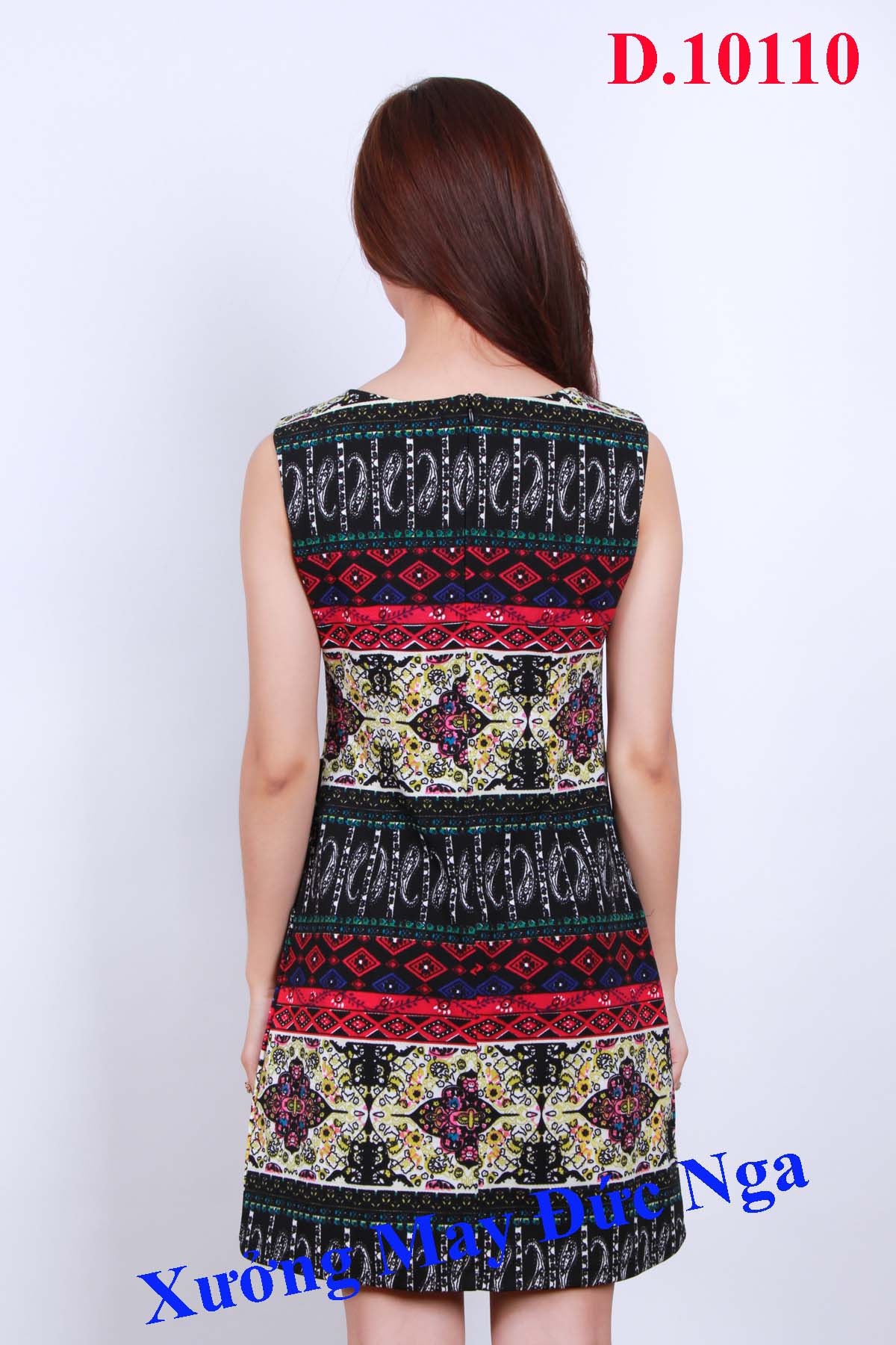 Váy đầm họa tiết sang trọng D.10110, top10 mẫu hot nhất 2015