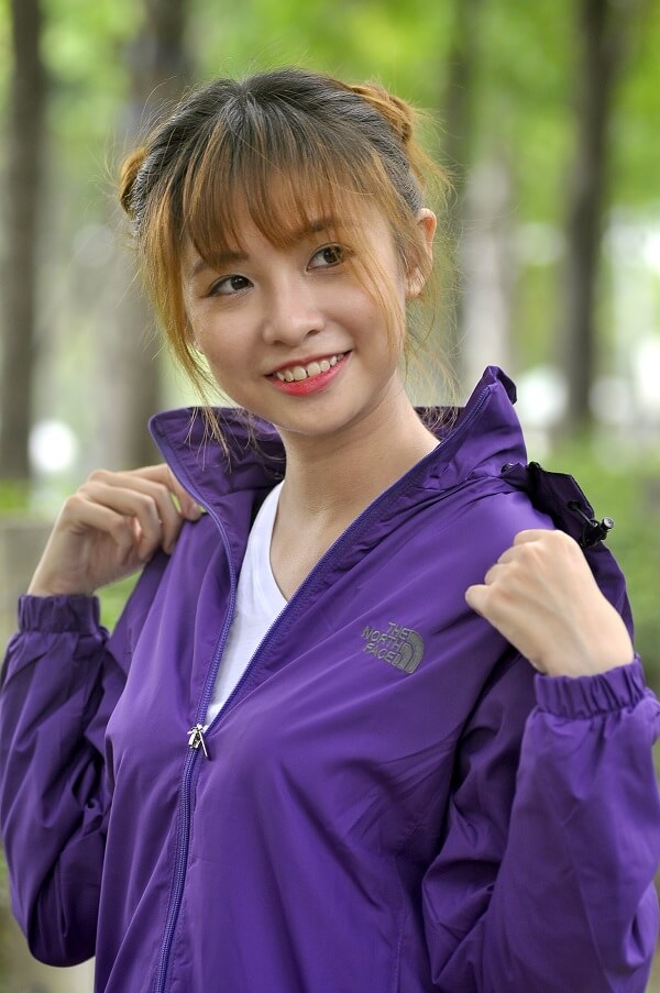 Áo khoác THE NORTH FACE màu tím giá sỉ