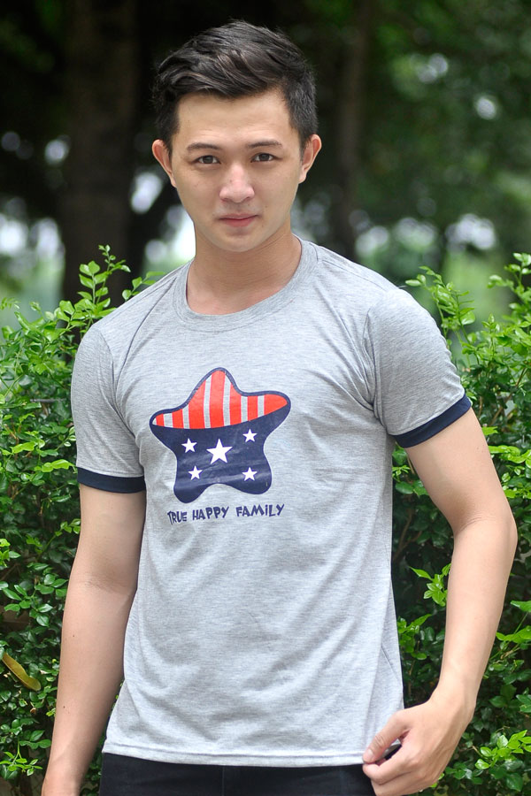 Áo thun cặp. Màu muối tiêu. Thanh lý giá rẻ