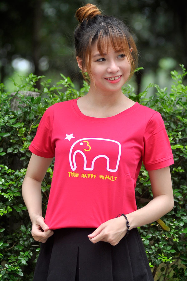 Áo thun nữ. Màu hồng sen. Thanh lý giá rẻ