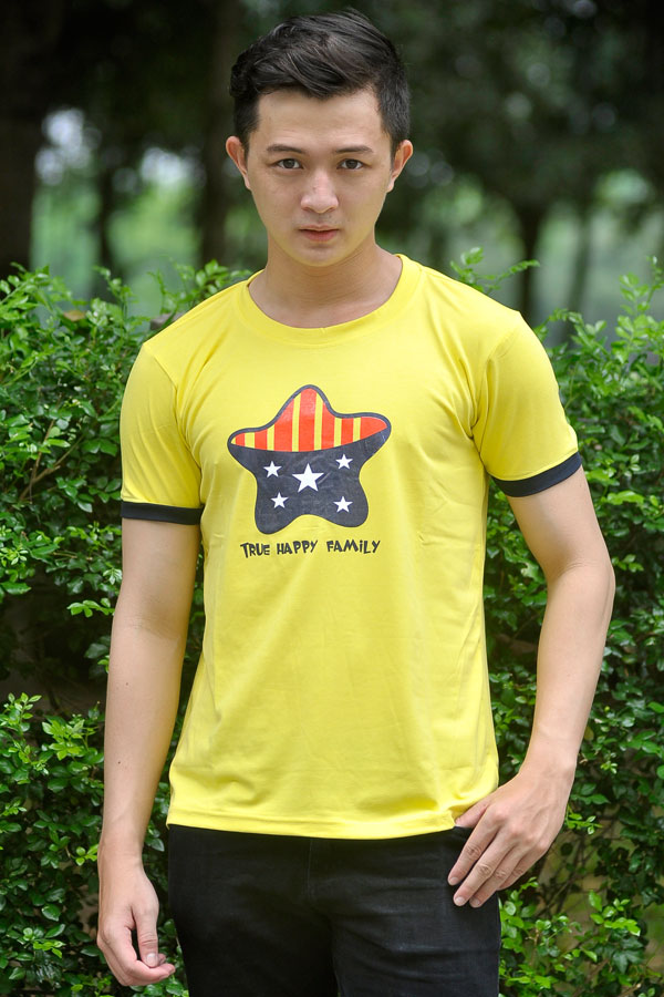Áo thun cặp. Màu Vàng. Thanh lý giá rẻ