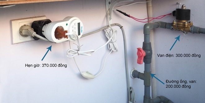 Hệ thống van tưới cây tự động