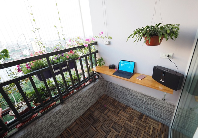 Vườn hoa tưới nước tự động