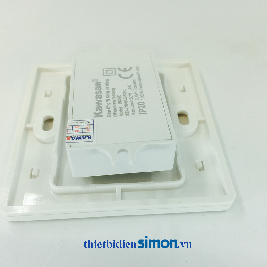 Công tắc cảm biến lắp đế vuông âm tường
