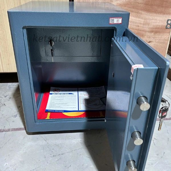 Nội thất Két sắt Việt Nhật VN-50AD cơ đổi mã chống cháy chất lượng cao