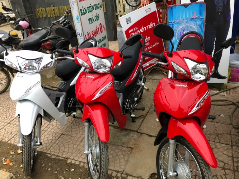 Dịch vụ cho thuê xe máy ở khu khách sạn nghỉ dưỡng Angsana Quan Lạn