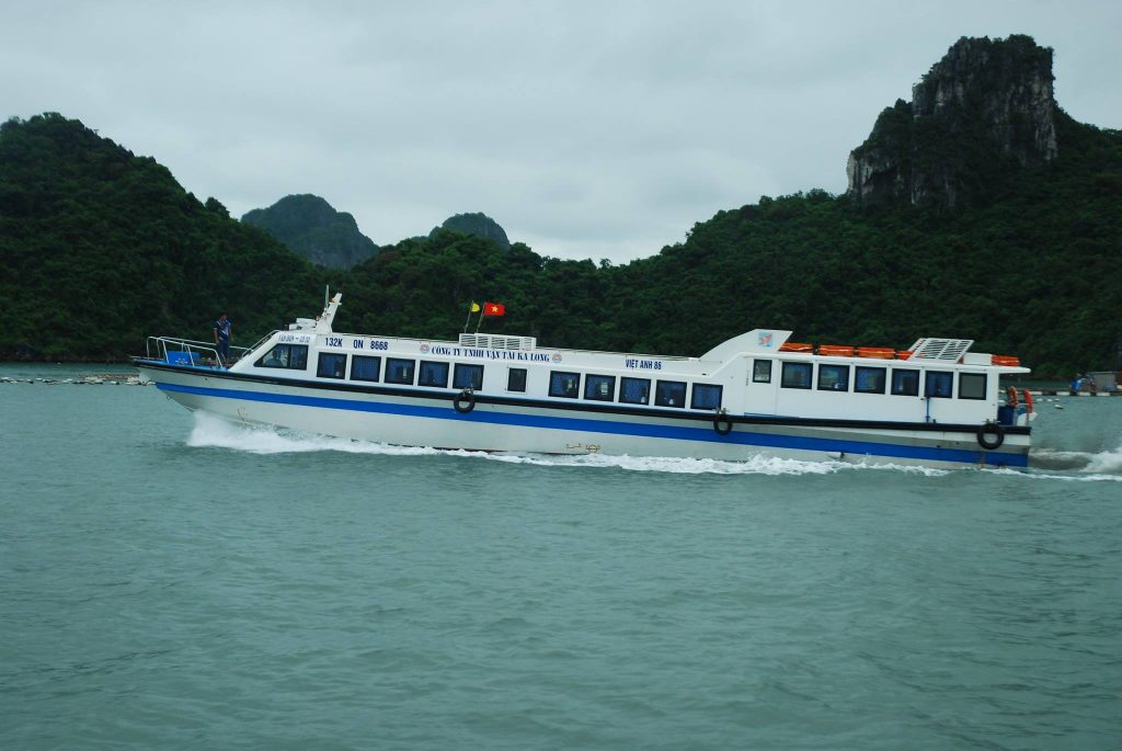 Thông tin về tàu cao tốc tuyến cảng Ao Tiên đi cảng Minh Châu (đảo Quan Lạn)