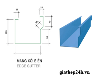 Gia công máng xối