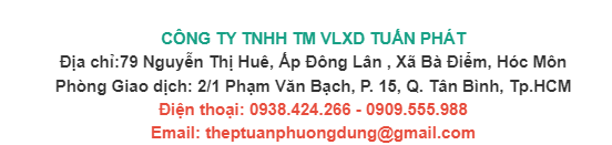 Nhà phân phối sắt thép xây dựng Tuấn Phương Dung