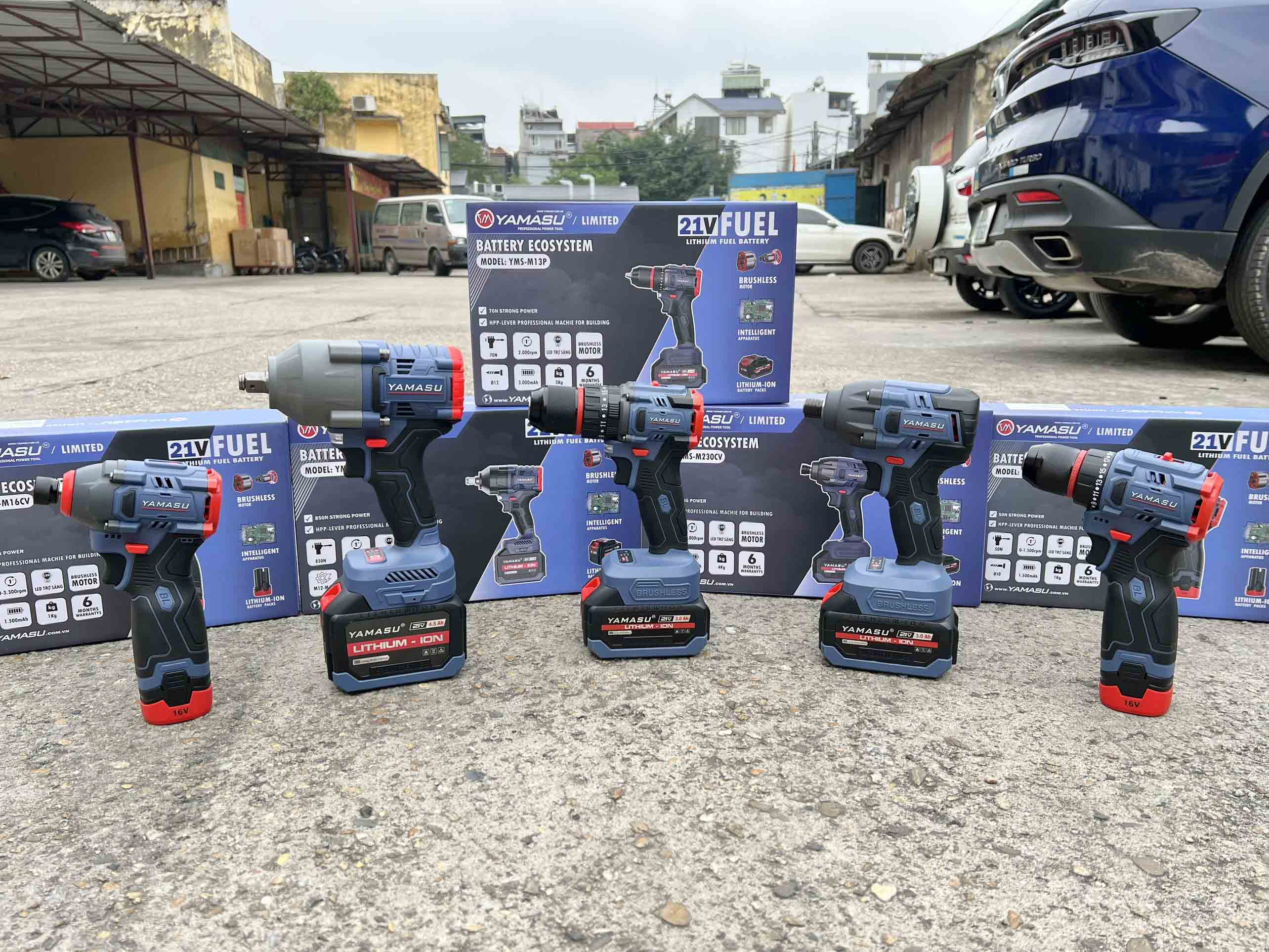 Các mẫu máy mới cập bến của nhà YAMASU.