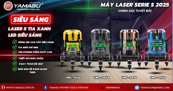Máy cân bằng laser Yamasu Series S