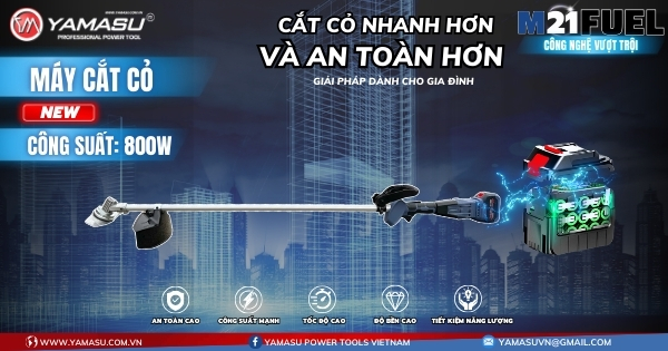 Máy cắt cỏ pin Yamasu YMS-MCC01