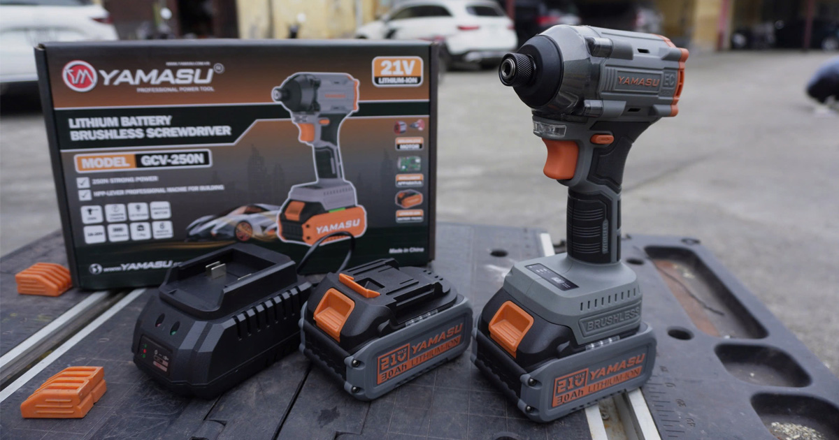 máy chuyên vít Yamasu GCV-250N Pin 21V