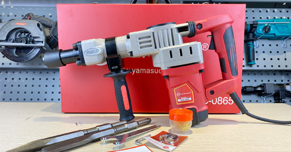 Máy đục bê tông Yamasu dùng mỡ gì