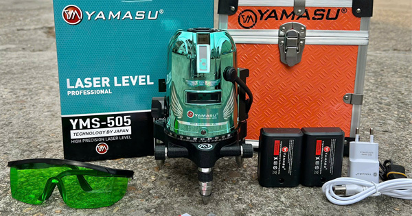 Máy laser cân bằng 5 tia xanh YAMASU YMS-505Green