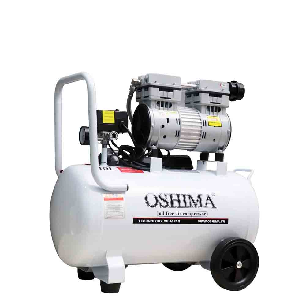 Máy nén khí giảm âm không dầu 40L