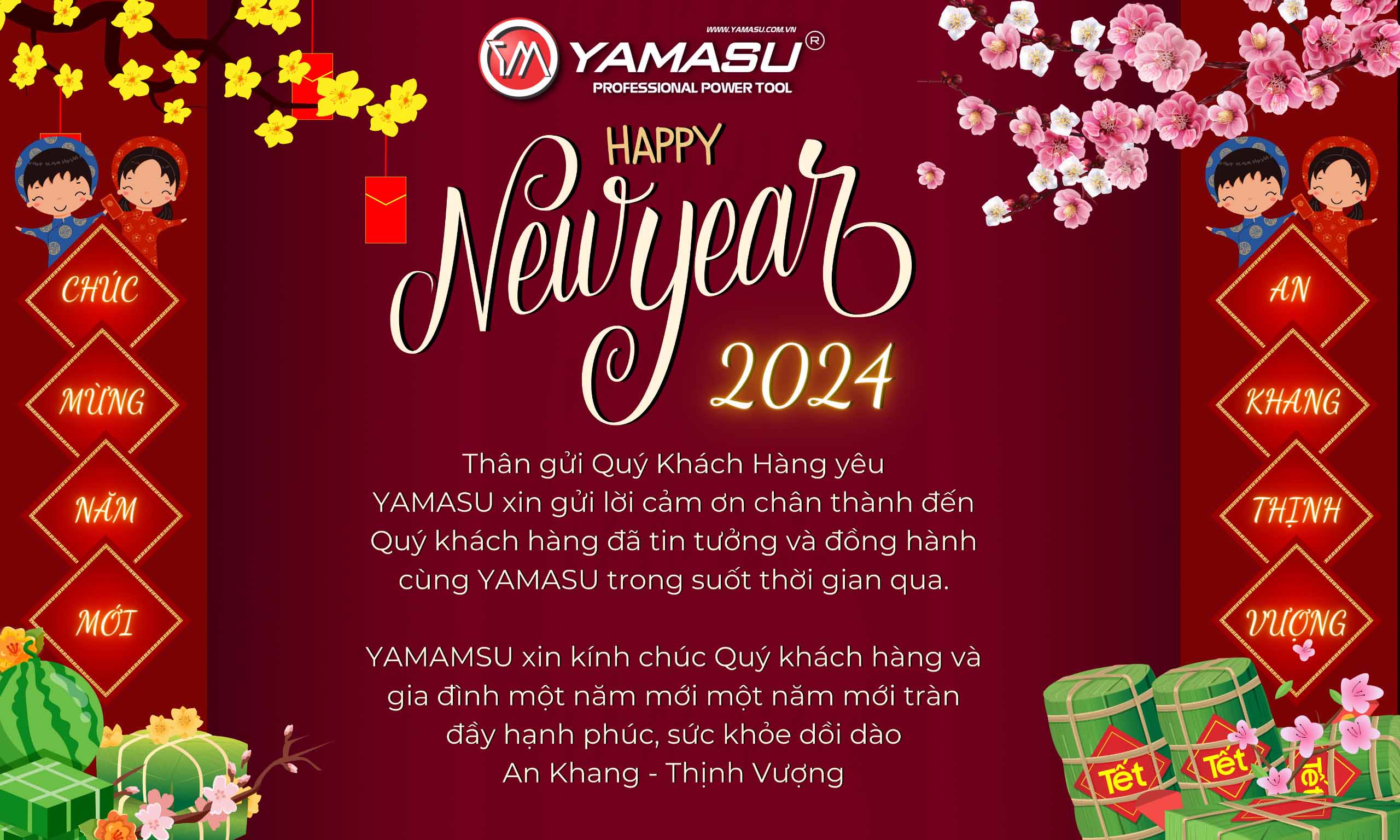YAMASU chúc mừng năm mới quý khách hàng