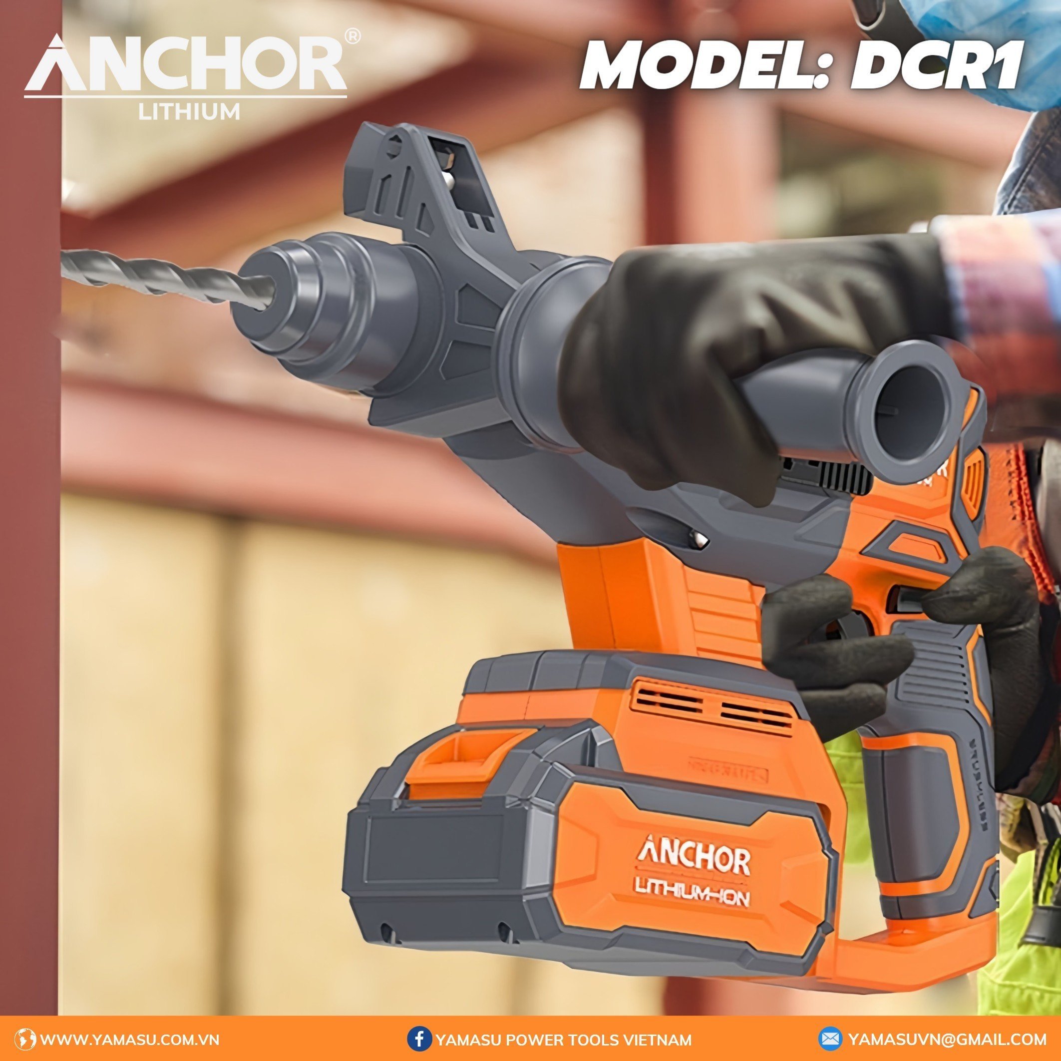 Mua máy khoan tường dùng pin chính hãng, giá rẻ tại Điện máy YAMASU.