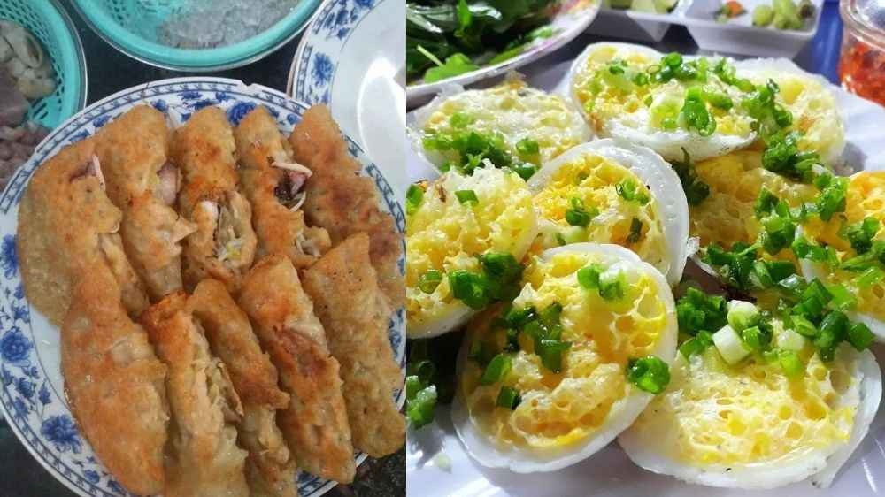 Quán bánh căn, bánh xèo khuôn đất Ninh Thuận