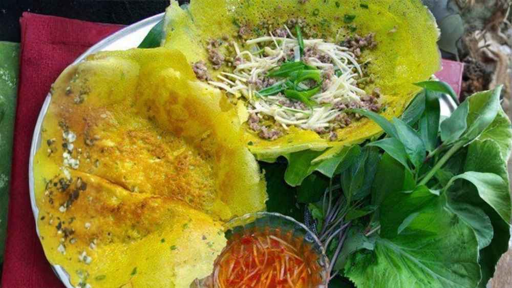 Bánh xèo ốc gạo