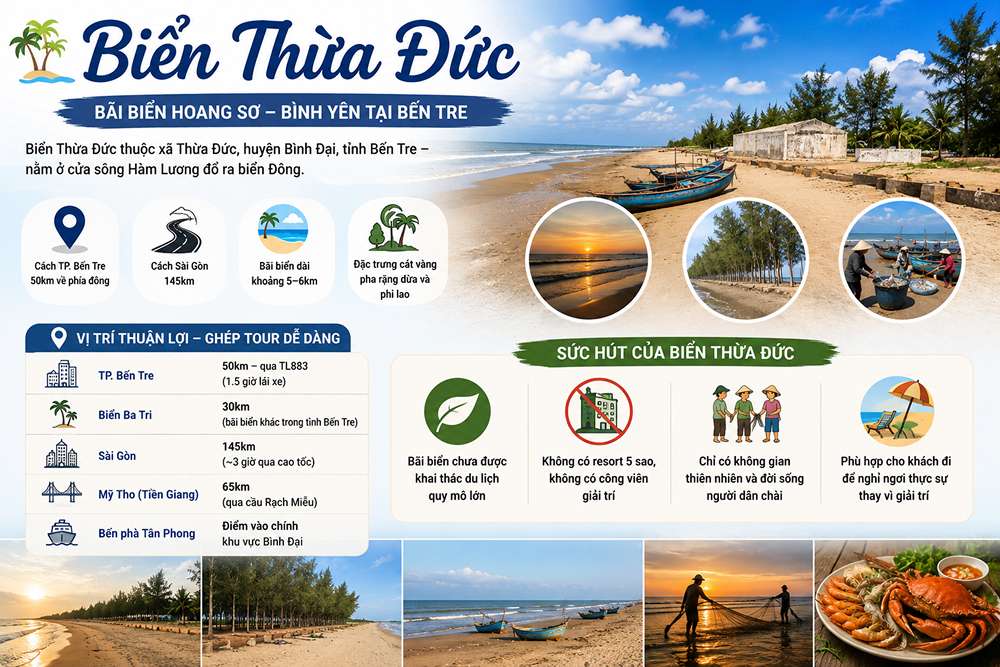 Biển Thừa Đức nằm ở đâu?