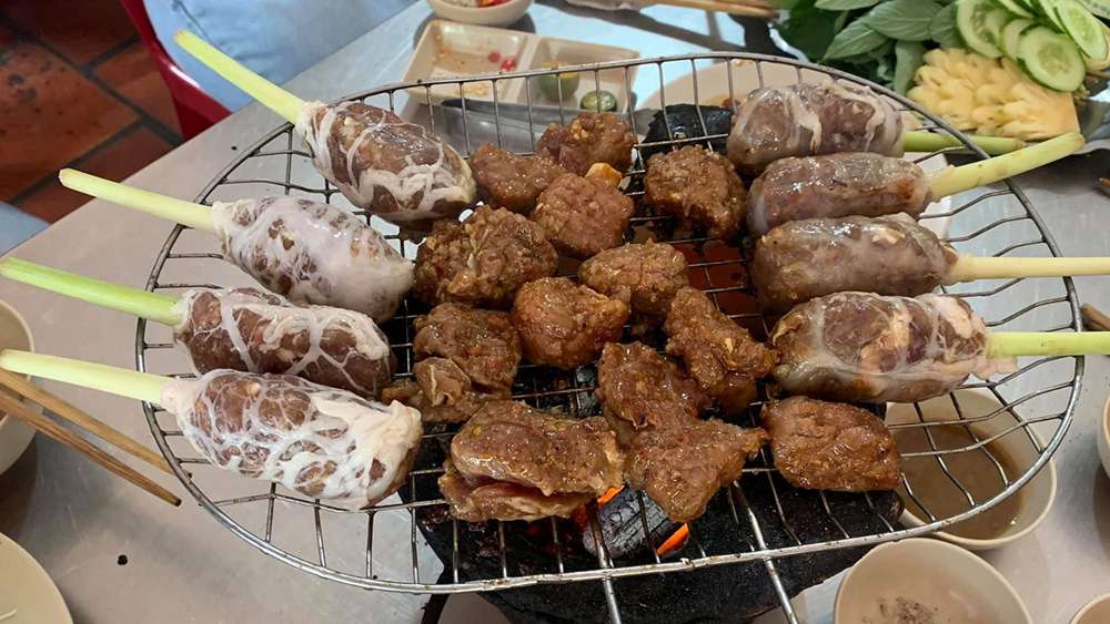 Thưởng thức món bò bảy món Núi Sam