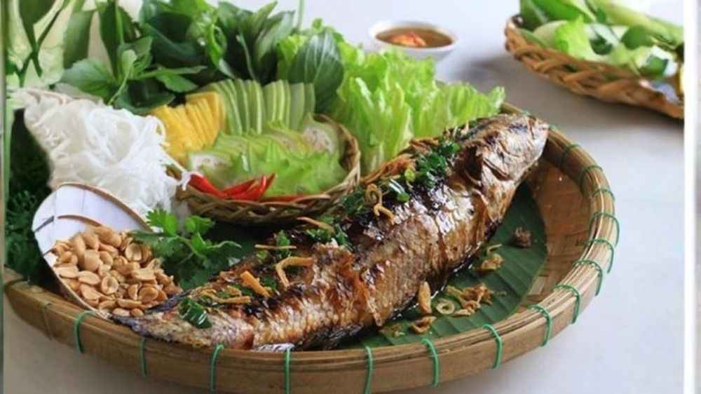 Cá lóc nướng trui