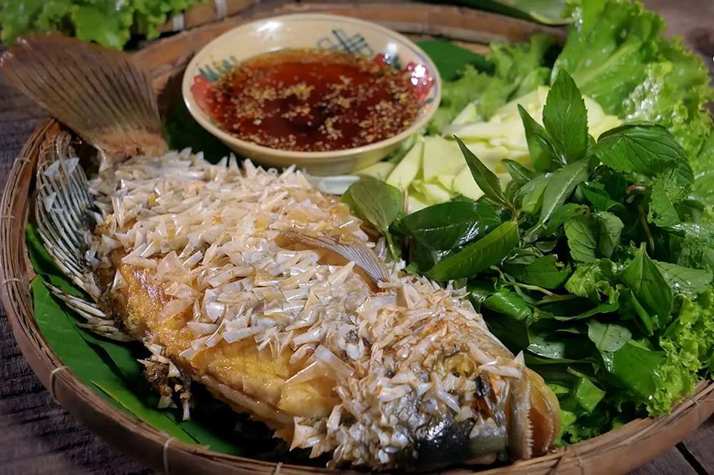 Cá tai tượng chiên xù