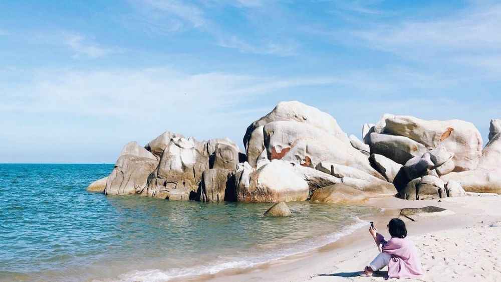 Check-in tại Hải đăng Kê Gà