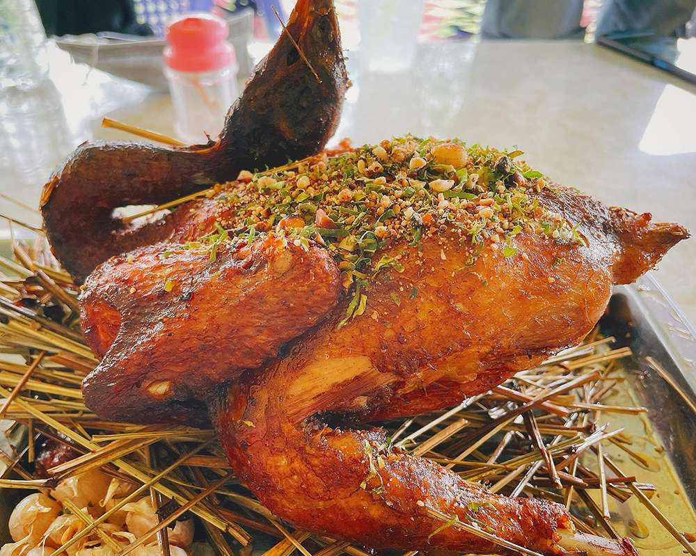 Gà đốt lá trúc