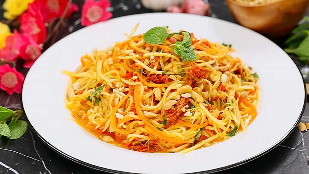 Bánh tráng cuốn bơ