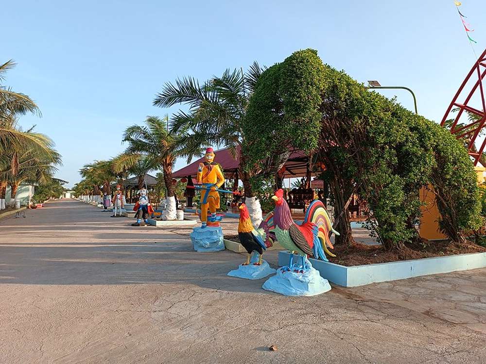 Khuôn viên của khu du lịch