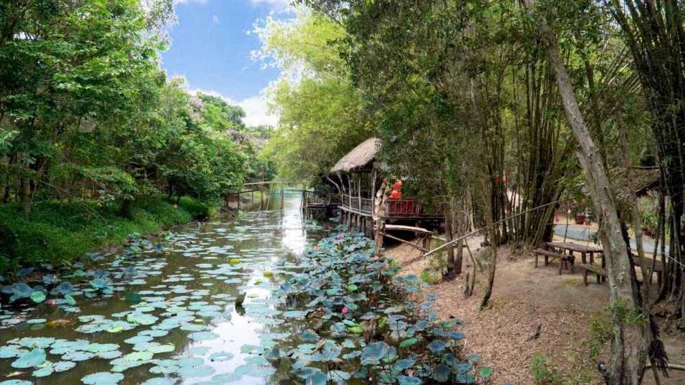 Mùa nước nổi và mùa khô tại Gáo Giồng