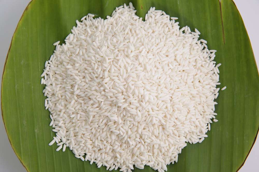 Nếp nấu bánh tét lá cẩm