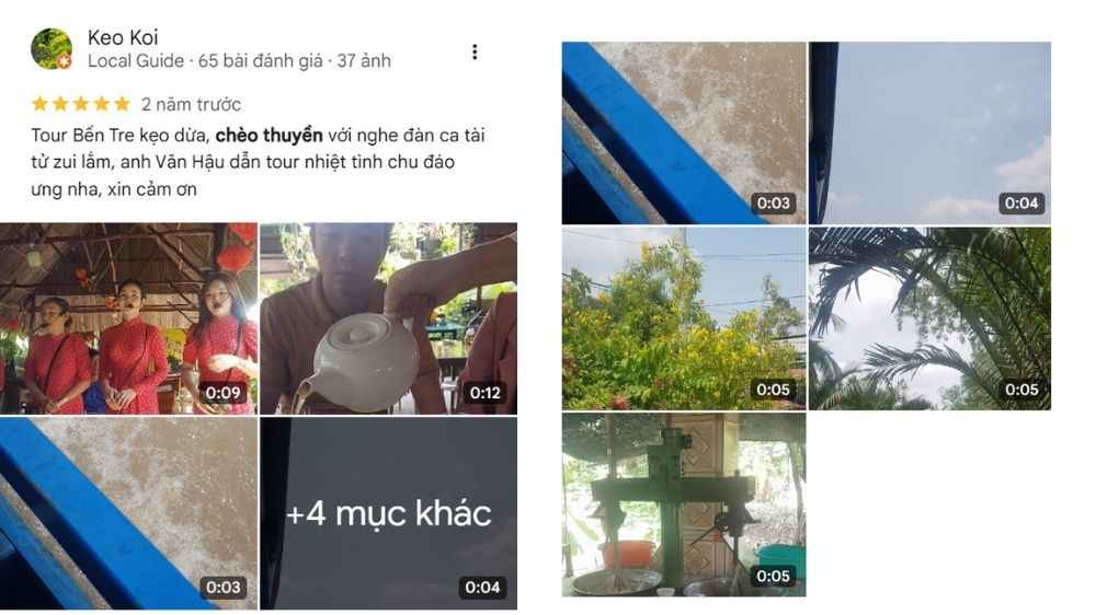 Review trải nghiệm chèo thuyền tre tại Du Lịch Bình Minh