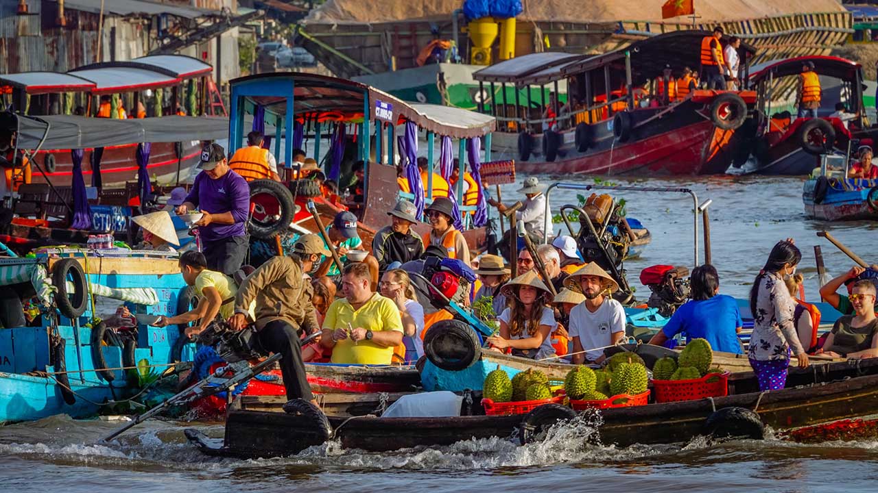 Chợ nổi cái răng - du lịch bình minh