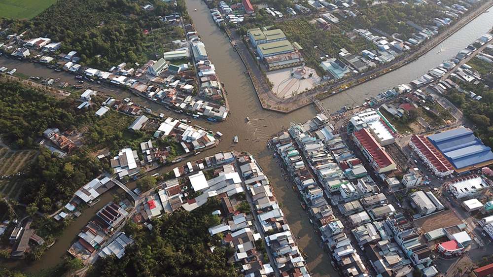 Vị trí độc nhất 5 con sông giao nhau