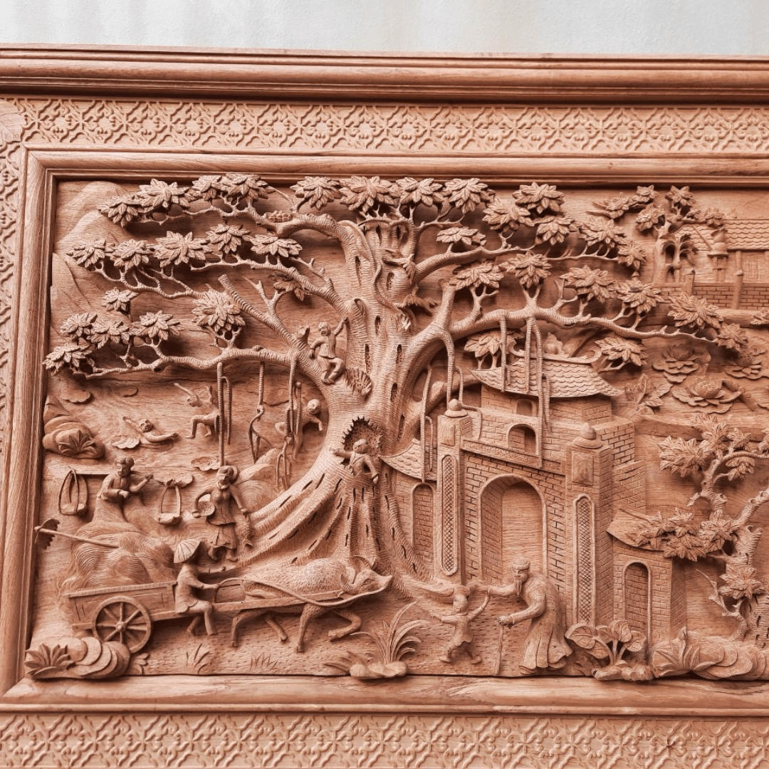 bo-tranh-dong-que-go-gu-lao