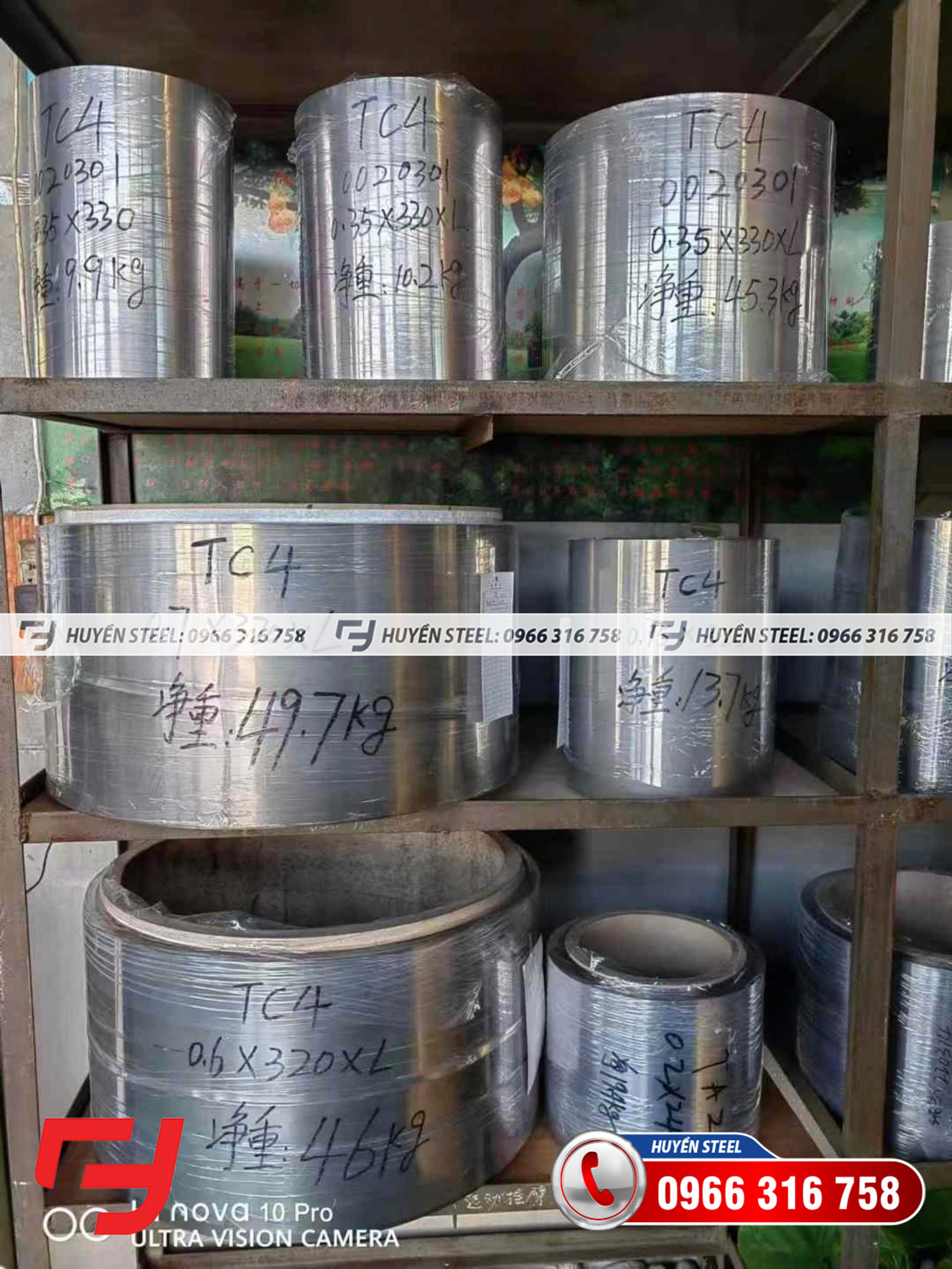 Tấm/ đai cuộn titan TC4