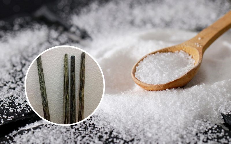 Cách tẩy đũa tre bị mốc hiệu quả bằng muối