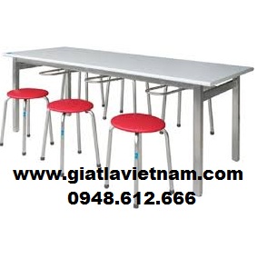 Thiết bị inox bàn, ghế ăn inox khu công nghiệp