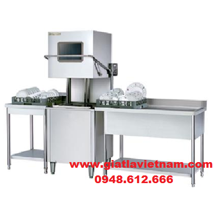 Thiết bị Bàn inox kết nối máy rửa bát