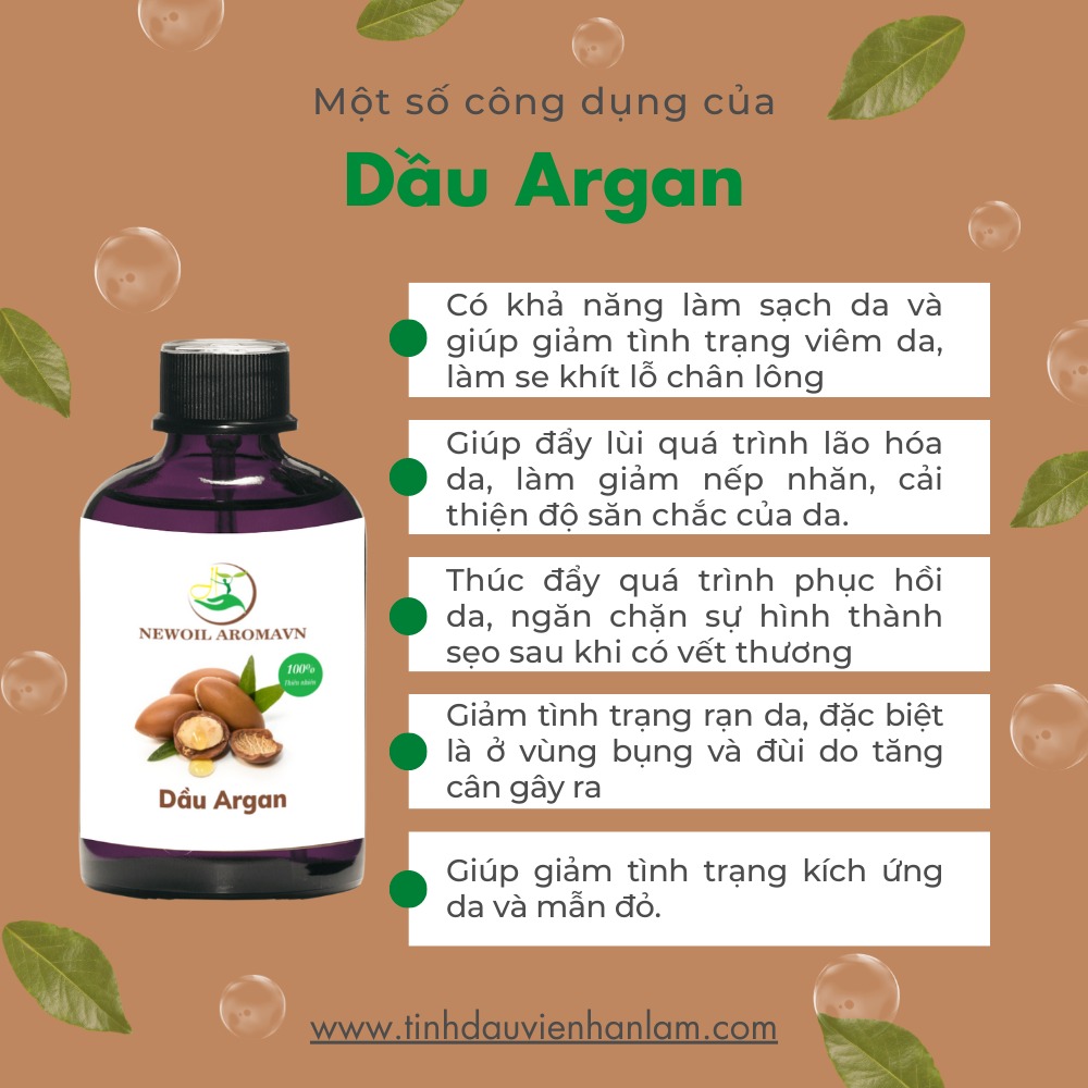 Tác dụng của Dầu Argan