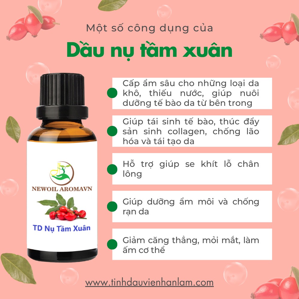 Tác dụng của Dầu nụ tầm xuân Newoil Aromavn