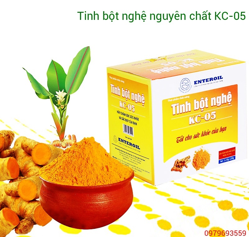 Nanocurcumin tinh chất nghệ vàng, bột tinh nghệ vang nguyên chất