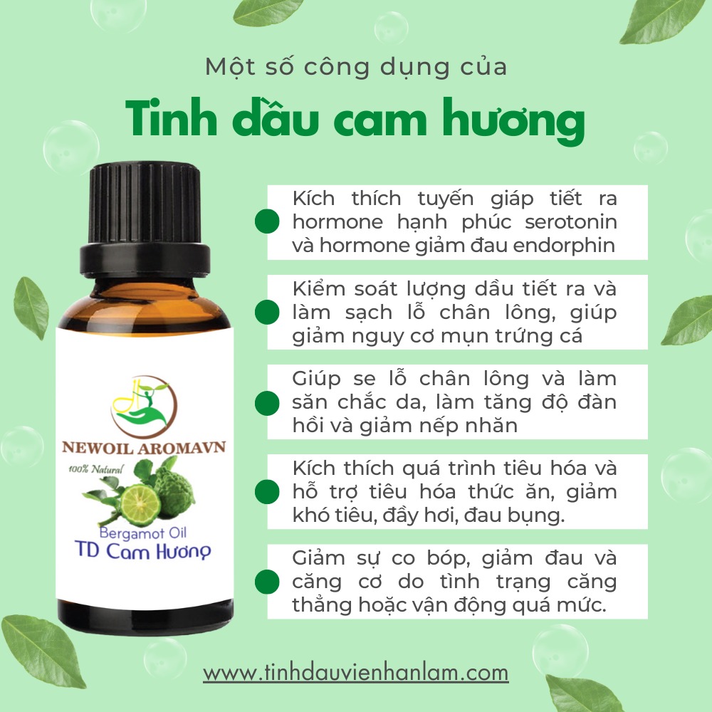 Công dụng và lợi ích của tinh dầu Cam hương