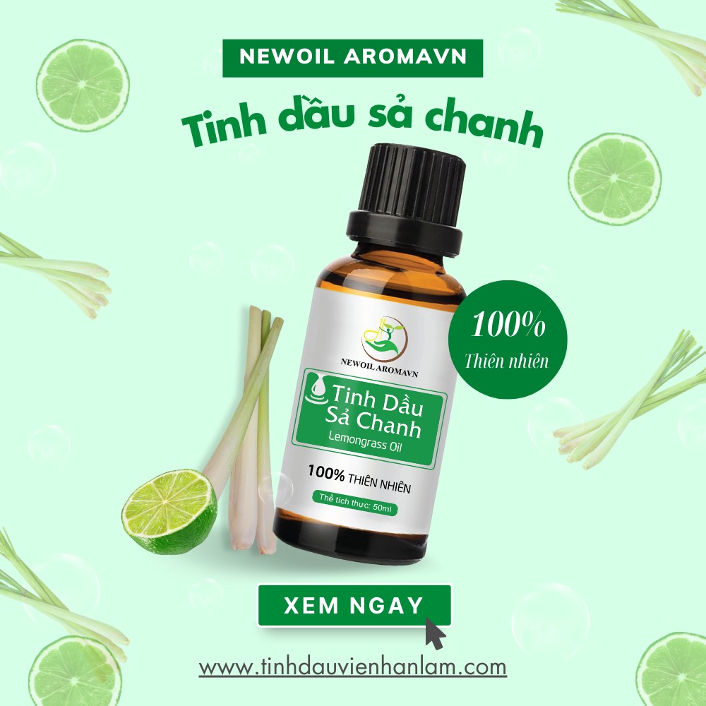 Tinh dầu Sả Chanh nguyên chất Newoil Aromavn