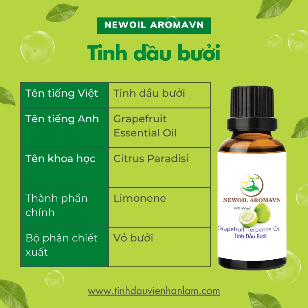 Tinh Dầu Vỏ Bưởi nguyên chất Newoil Aromavn